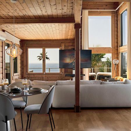 Increible Villa De Madera Con Vistas Al Mar アルヘシラス エクステリア 写真