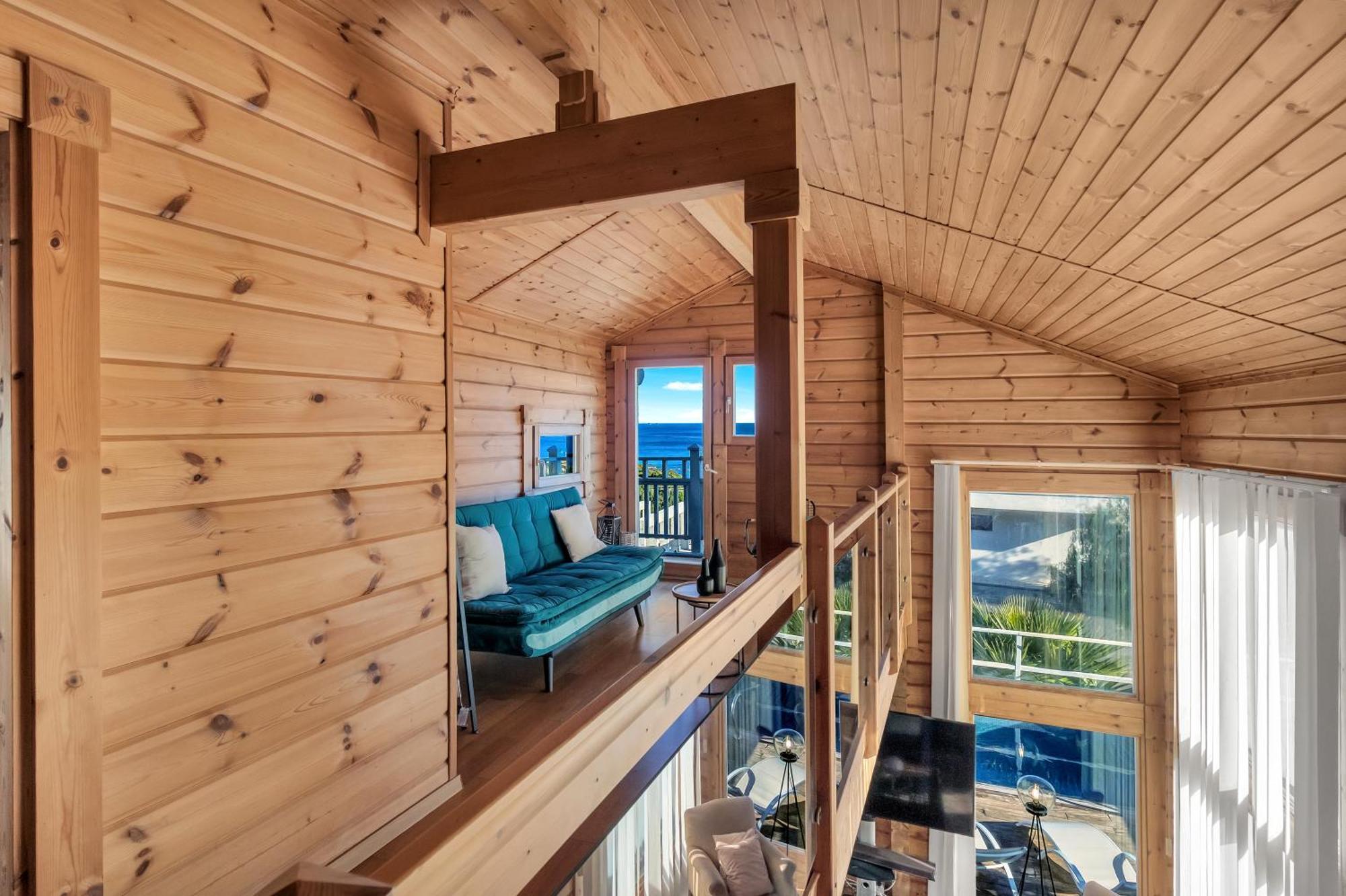 Increible Villa De Madera Con Vistas Al Mar アルヘシラス エクステリア 写真