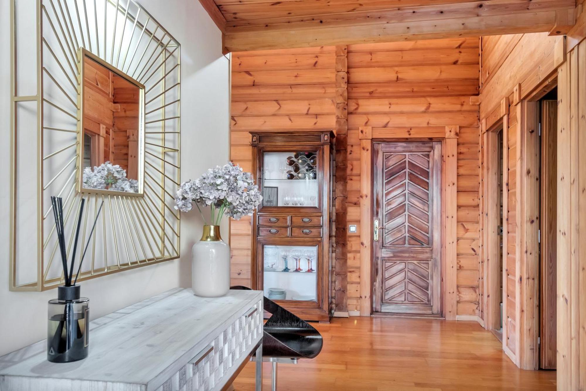 Increible Villa De Madera Con Vistas Al Mar アルヘシラス エクステリア 写真