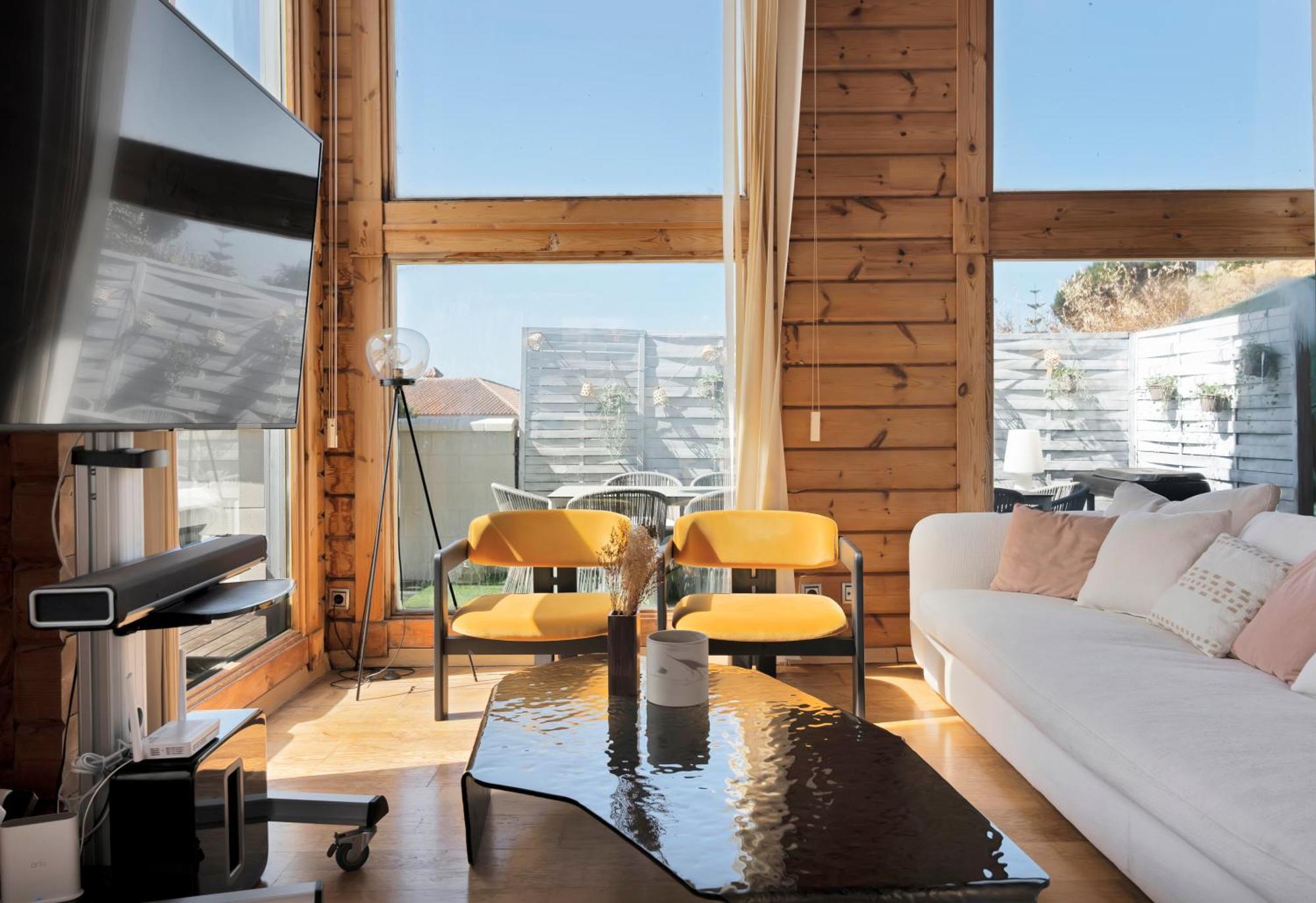 Increible Villa De Madera Con Vistas Al Mar アルヘシラス エクステリア 写真