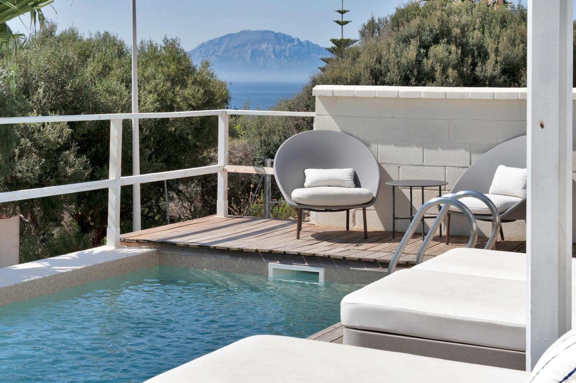 Increible Villa De Madera Con Vistas Al Mar アルヘシラス エクステリア 写真