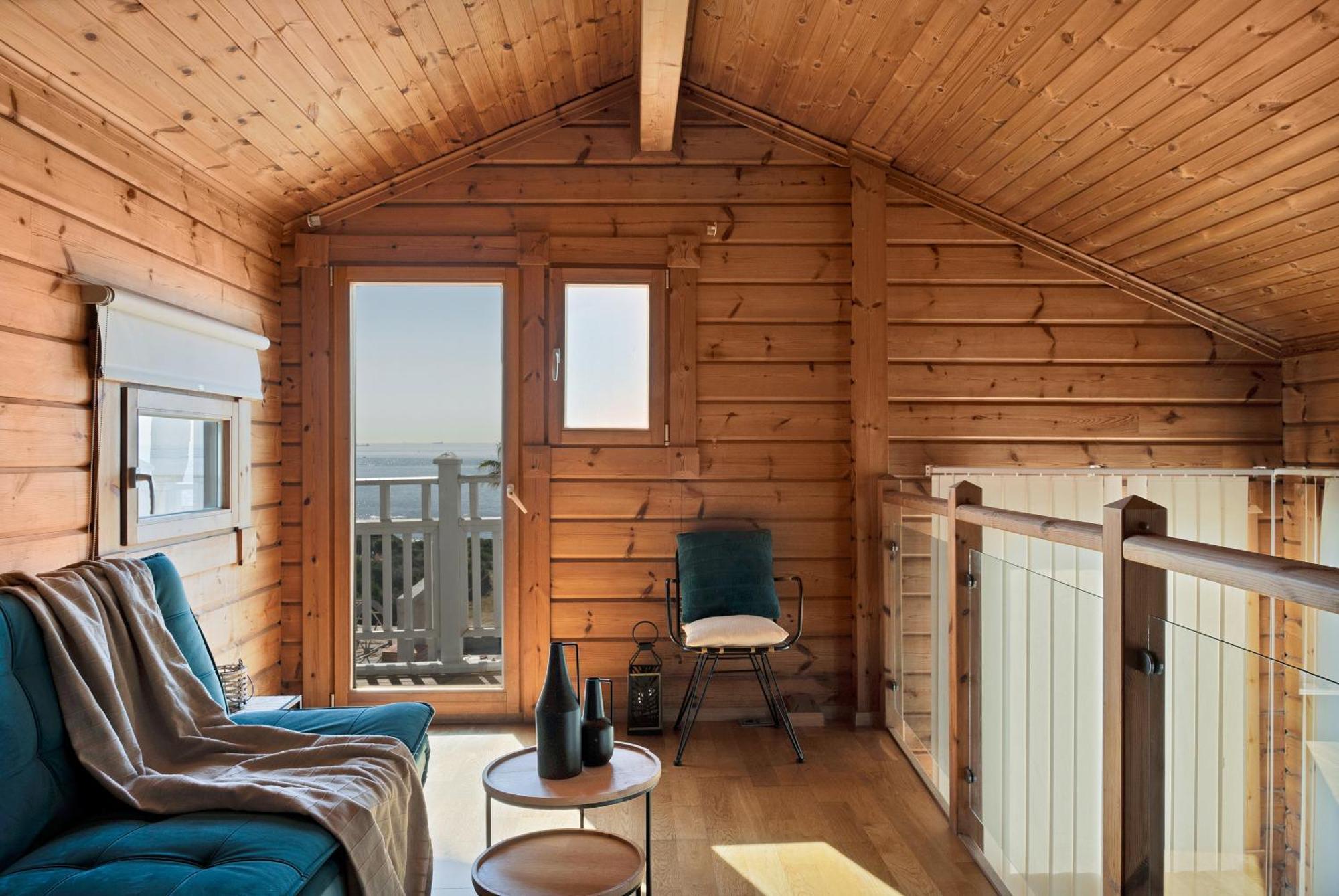 Increible Villa De Madera Con Vistas Al Mar アルヘシラス エクステリア 写真